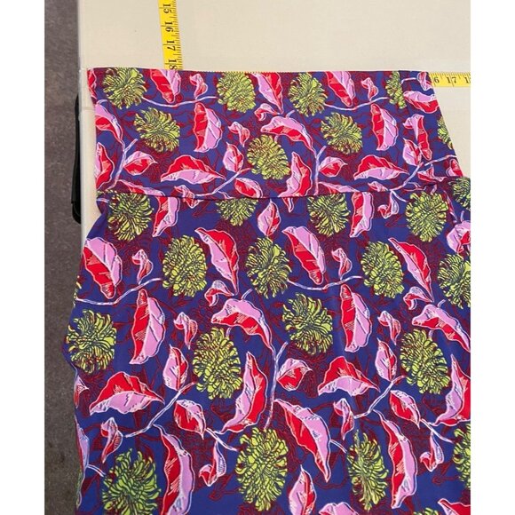 LuLaRoe Maxi Long Skirt Purple Floral Full Length Medium - Picture 3 of 7